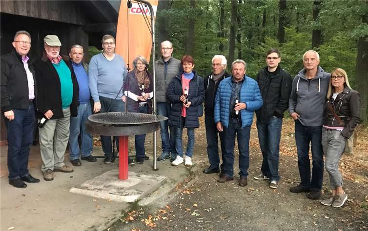 Mit einem Grillabend verabschiedet der CDU Gemeindeverband den Sommer.privat