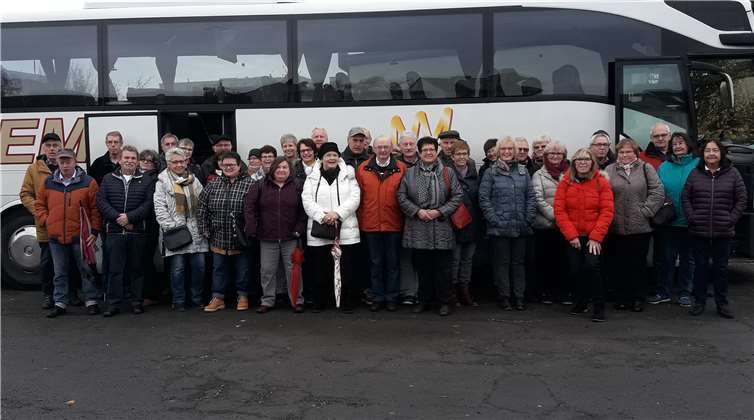Mit einem Reisebus ging es für die Mitglieder nach Siegburg. Foto: privat