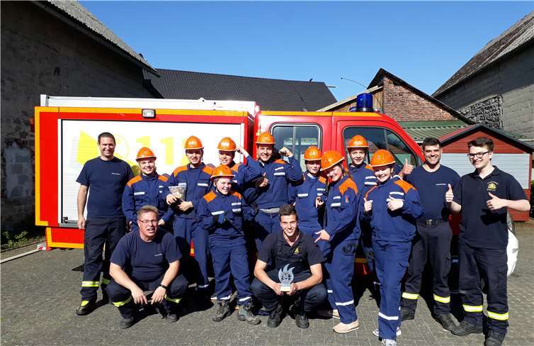 Mit einem Sieg hätten sie nicht gerechnet: Die Jugendlichen aus Dieblich. privat