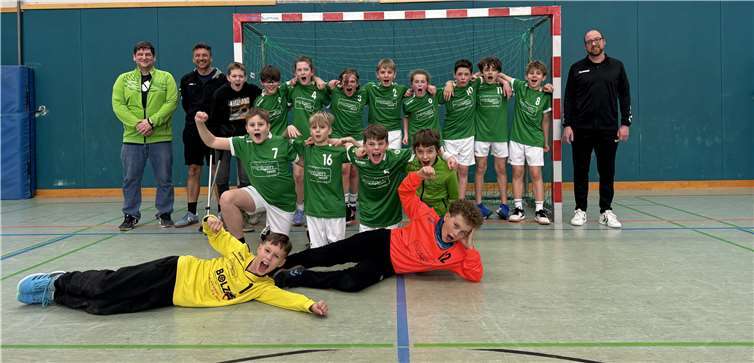 Mit einem Sieg startet die männliche D-Jugend ins neue Jahr. Foto: privat