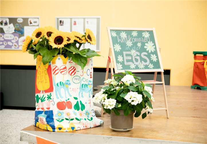 Mit einem etwa einstündigen Programm wurden die neuen Schüler begrüßt. Foto: privat