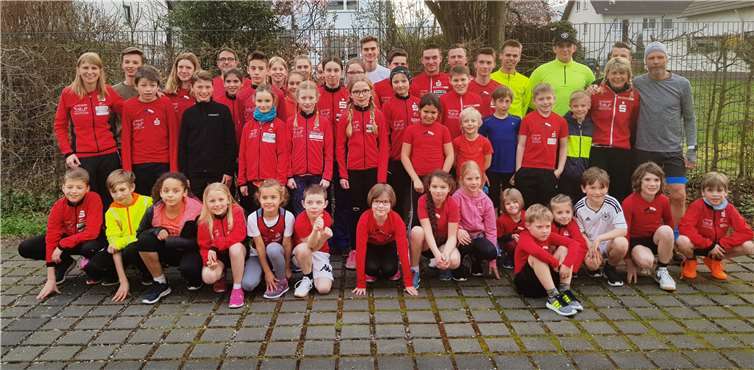 Mit einem großen Aufgebot war der TuS Ahrweiler bei der Ahrkreisstaffel vertreten.Foto: privat