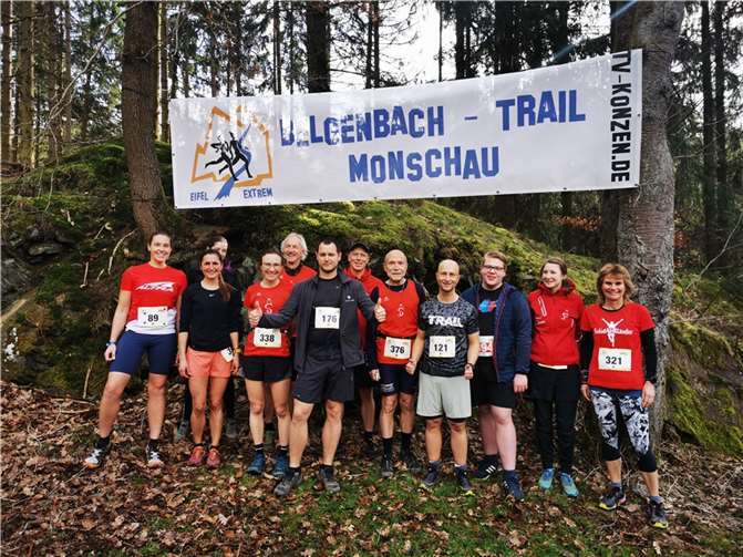 Mit einem großen Team reisten die Selbstläufer Altenahr e.V. zum Extrem Trail Event nach Monschau.  Foto: privat