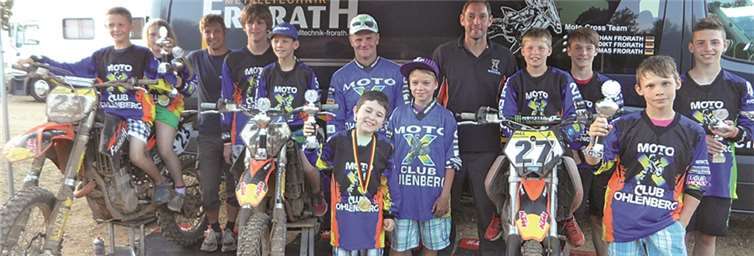 Mit einem starken Feld trat der MCC Ohlenberg beim Meisterschaftslauf in Arnoldsweiler an. privat