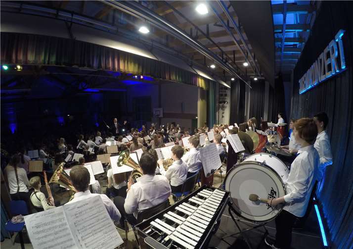 Mit einem tollen Konzert bewiesen die jungen Musiker ihr Können.