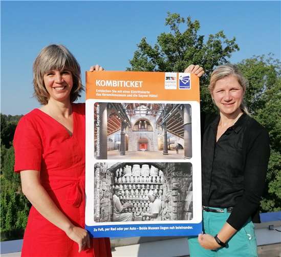 Mit einer Eintrittskarte kann man das Keramikmuseum Westerwald und die Sayner Hütte erleben. Foto: Keramikmuseum Westerwald