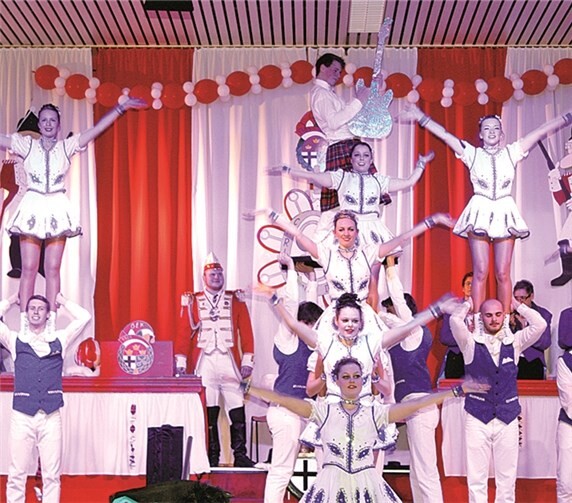 Mit einer der Frühschoppen-Höhepunkte war der Auftritt der Kasbacher Prinzengarde.