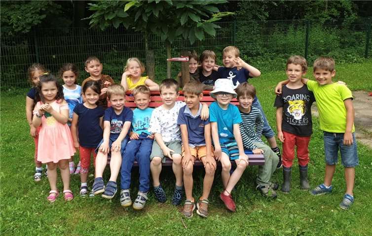 Mit einer kleinen Feier wurden die Vorschulkinder der Waschbär- und Bibergruppe verschiedet. Fotos: privat