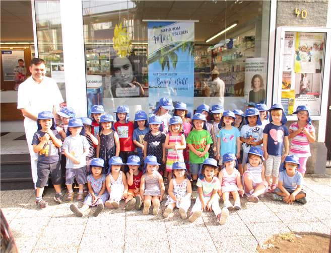 Mit einheitlichen Sonnenkappen steht sommerlichen Ausflügen nun nichts mehr im Wege.privat