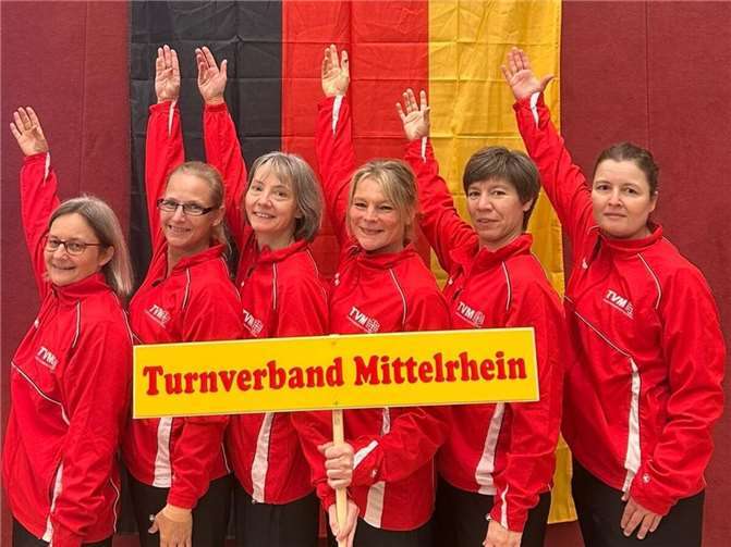 Mit fünf weiteren Turnerinnen aus dem Verbandsgebiet erturnte Linda Freisberg, vom TV 08 Baumbach, mit der Mannschaft 50+ einen tollen 4. Platz. Quelle: TV 08 Baumbach