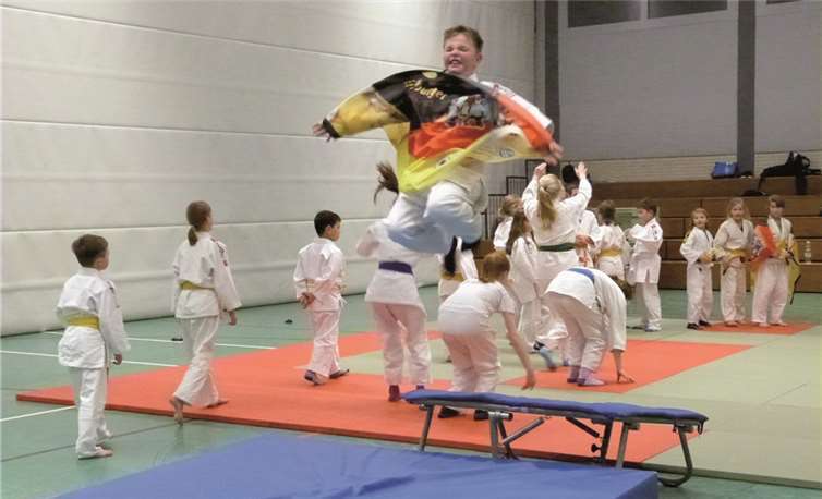 Mit großem Ehrgeiz waren die Judo-Kids des SV Altenahr bei der Sache.privat