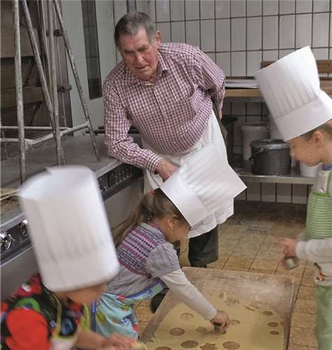 Mit großem Eifer waren die Kinder bei der Sache.privat