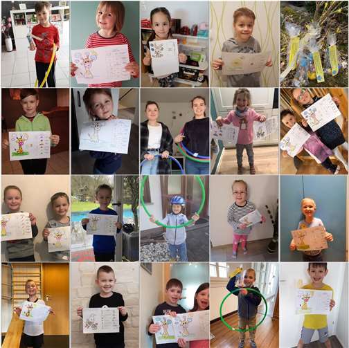 Mit großer Freude waren die Kids vom Kinderturnen bei den Challenges dabei. Foto: privat