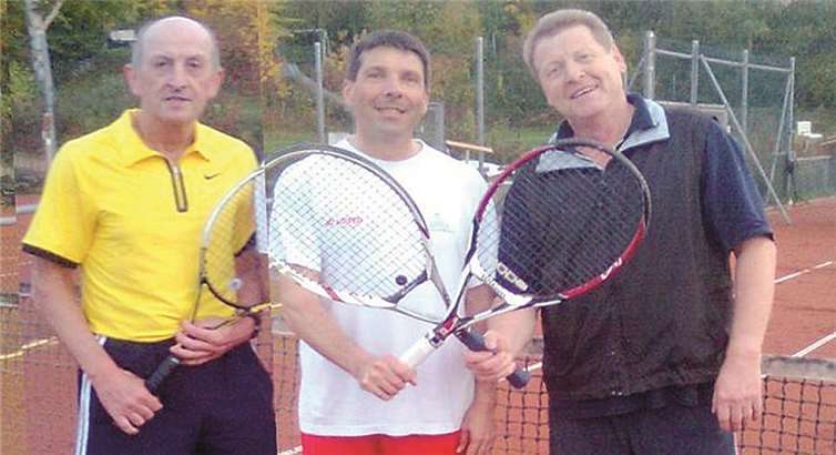 Mit gutem Beispiel voran: Sportwart, Nachwuchstalent und Vorsitzender.