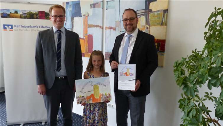 Mit ihrem Bild „Träume der Melodie“ gewann Emily den vierten Platz. Foto: privat