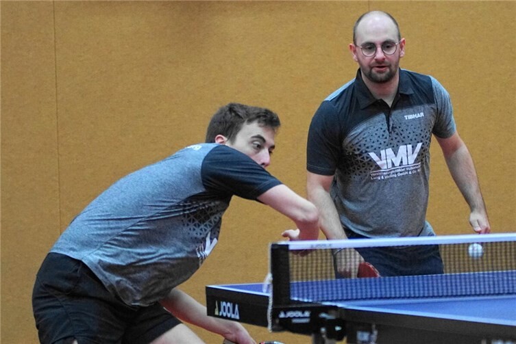 Mit ihrem Doppelerfolg zum Sieg: Lukas Kalt und Jan Hillesheim.