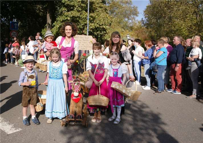 Mit ihrem Pferdchen war diese Gruppe unterwegs.