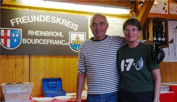 Mit ihren Austern sorgte das Ehepaar Jacky und Martine Perot für ein ganz besonderes kulinarisches Erlebnis bei den Gästen.