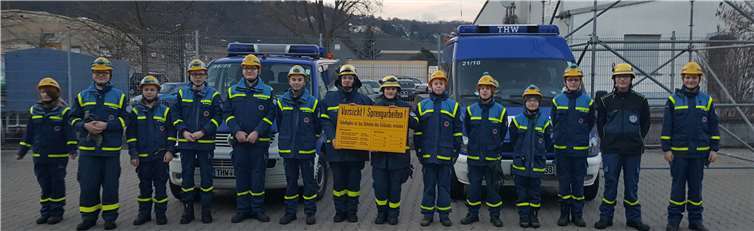 Mit ihrer Betreuerin Petra Jansen machte sich die Bendorfer Jugendgruppe auf den Weg nach Andernach. THW Bendorf