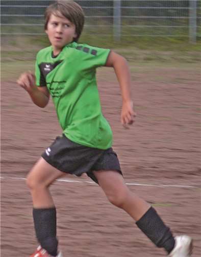 Mit neun Toren bisher erfolgreichster Schütze der E1: Jannis Breuer.