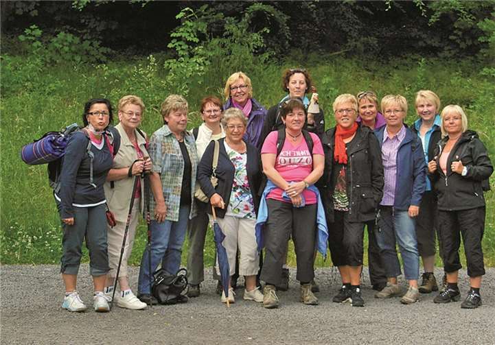 Mit regensicherer Kleidung waren die Damen gegen das wechselhafte Wetter gewappnet. Privat