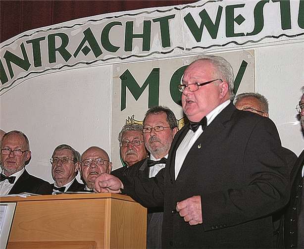 Mit seiner tollen Stimme begeisterte Tenor Wolfgang Haberneck die Besucher.