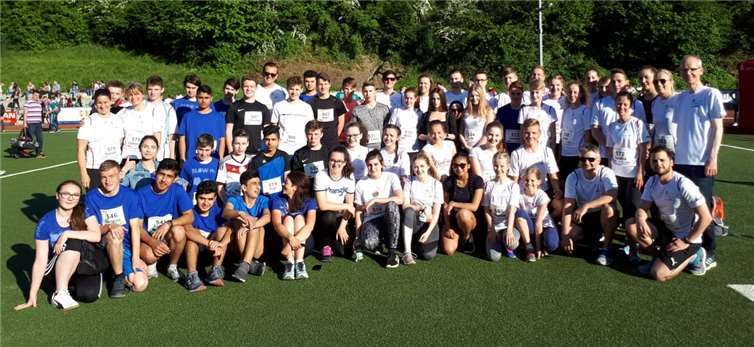 Mit über 90 Teilnehmern traten Schüler und Lehrer der Realschule plus Cochem an.privat