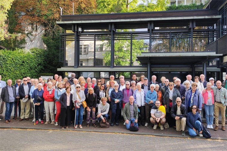 Mit unseren französischen Gästen besuchten wir das Konrad-Adenauer-Haus in Rhöndorf