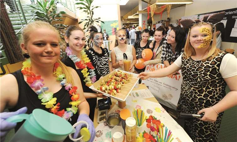 Mit viel Engagement und Spaß an der Sache ging es beim „Sambia-Tag“ zu.