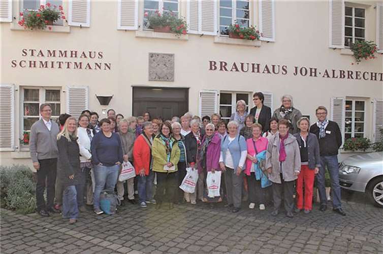 Mit viel guter Laune waren die Wölle Möhne unterwegs.  Privat