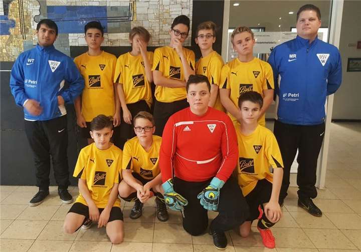 Mit vier D-Junioren erreichten die C-Junioren dennoch einen starken dritten Platz.