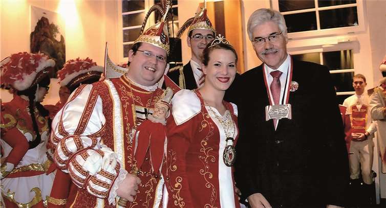 Mit von der Partie war auch das Prinzenpaar der AKG Ahrweiler.