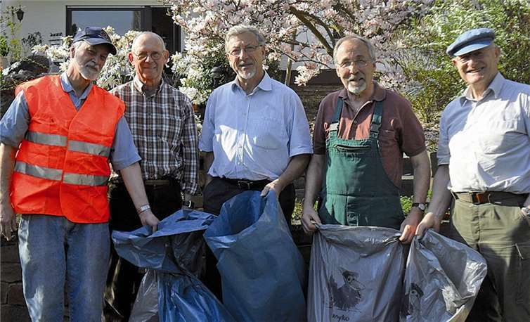 Mitgemacht haben (v. l.) SR Dr. Gernot Nick, Gerald Rotter, Manfred Pfeifer, Heinz-Josef Wolf, Albrecht Golomb sowie (nicht auf dem Foto) Rainer Schmidt und Rolf Rockenbach. privat