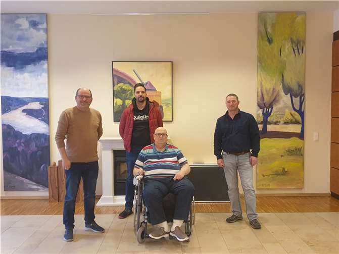 Mitglieder der Andernacher SPD um ihren Vorsitzenden Udo Dames haben sich in der vergangenen Woche im Seniorenzentrum Katharina Kasper Haus mit Peter Butz und Frank Reicherts getroffen. Foto: privat