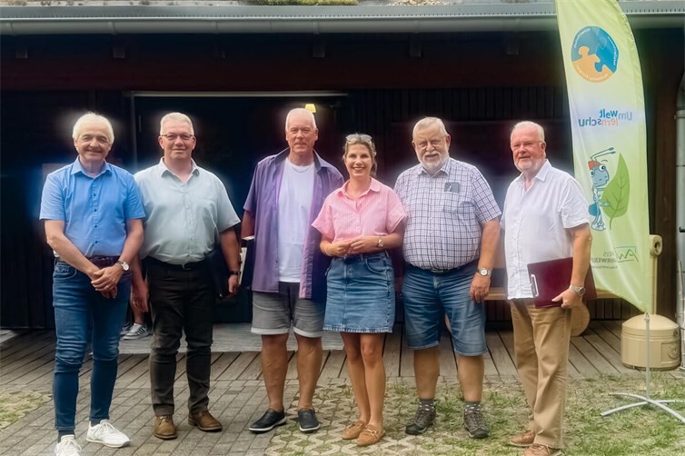 Mitglieder der CDU-Kreistagsfraktion Ahrweiler auf dem Abfallwirtschaftszentrum in Niederzissen