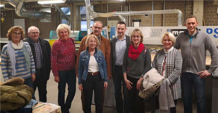 Mitglieder der CDU Mayen beim interessanten Besuch der Caritas-Werkstätten St. Johannes. CDU Mayen
