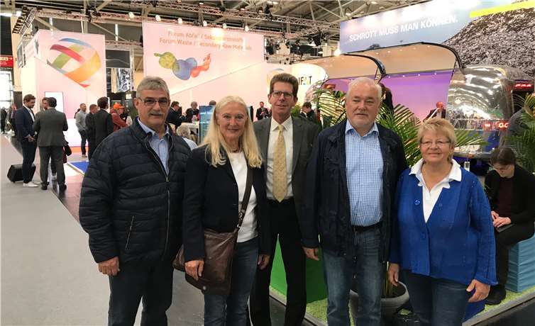 Mitglieder der CDU-Stadtratsfraktion besuchten die IFAT in München. privat