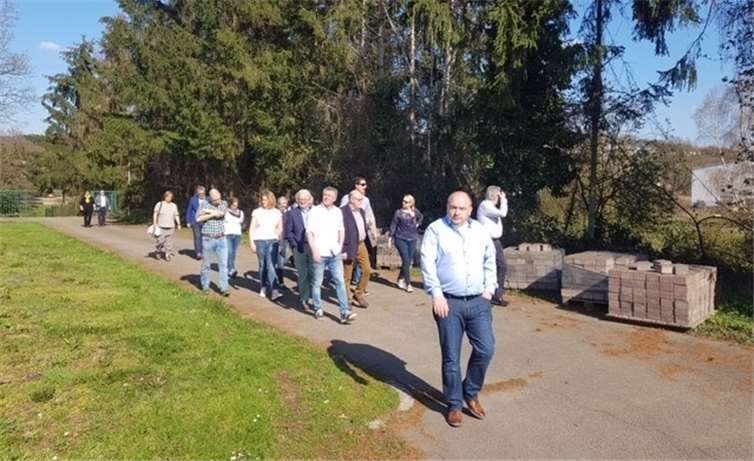 Mitglieder der CDU bei der Besichtigung des ehemaligen Wasserwerkes. Foto: privat