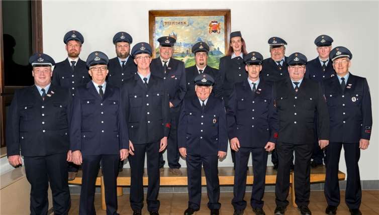 Mitglieder der Freiwilligen Feuerwehr Aremberg.Ton van der Neut