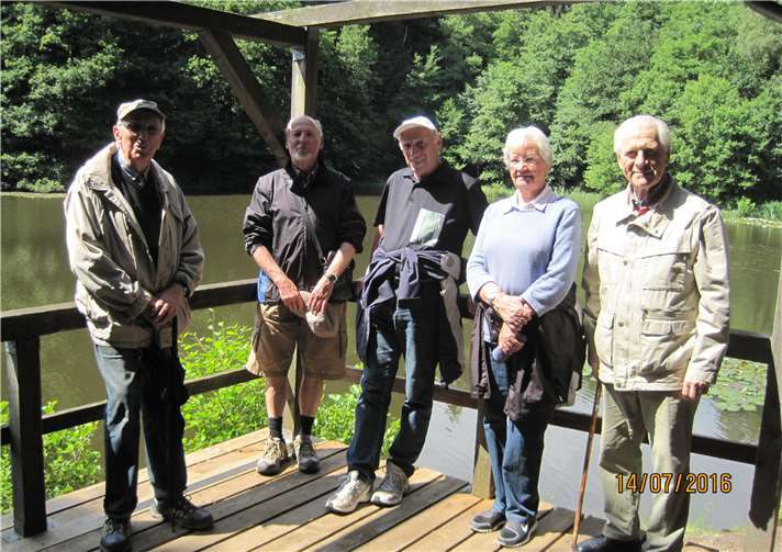 Mitglieder der Kolping-Wandergruppe. privat