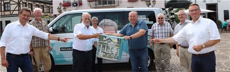 Mitglieder der Kreis Senioren Union Ahrweiler mit dem CDU-Fraktionsvorsitzenden des Landtages Christian Baldauf 1.v.l, Kreisvorsitzender Horst Gies 1.v.r, Kreisvorsitzender Senioren Union Dieter Lukas 3.v.l., Neumitglied Wilfried Sommer 5.v.l.Quelle: Kreis Senioren Union Ahrweiler