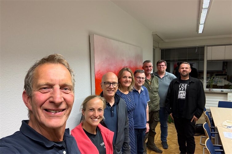 Mitglieder der Kreistagsfraktion beim Kreisjugendring 