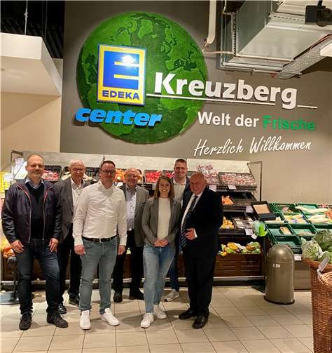 Mitglieder der MIT Koblenz bei EDEKA Kreuzberg. Quelle: MIT Koblenz