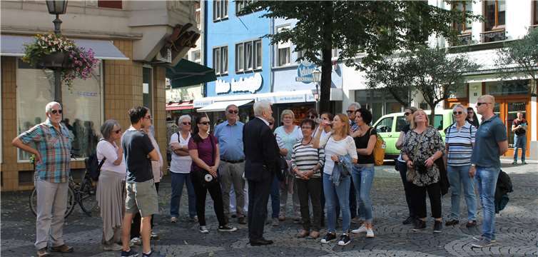 Mitglieder der Theatergruppe Westum in Koblenz. privat
