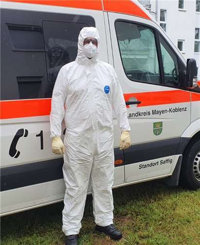 Mitglieder des DRK Saffig waren mit im Einsatz. Foto: privat