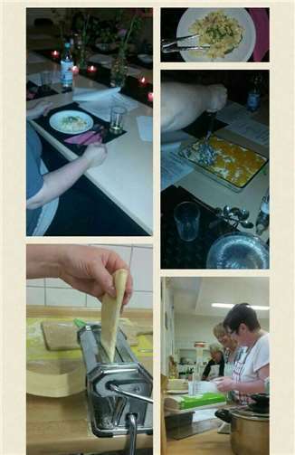 Mitglieder des Frauen- und Müttervereins St. Sebastian nahmen an einem Kochkurs mit dem Thema „Spaghetti, Lasagne & Co.“ teil. Foto: privat