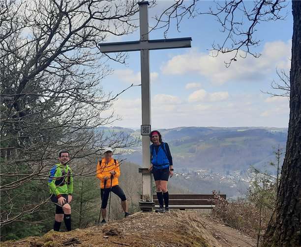 Mitglieder des Organisationsteams beim Erkunden der Strecke. Foto: VfL Waldbreitbach