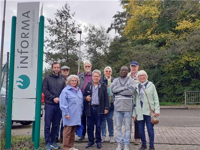 Mitglieder des Seniorenbeirats der Stadt Neuwied besuchten kürzlich die Inklusionseinrichtung Informa in Oberbieber.  Foto: Seniorenbeirat Neuwied