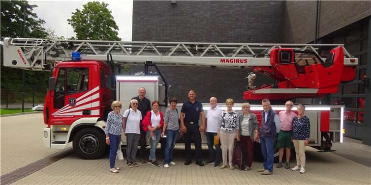Mitglieder des Teams Info- und Verleihdienst bei der Feuerwehr Koblenz. Foto: BUGA-Freunde KO, Gitta Kramb