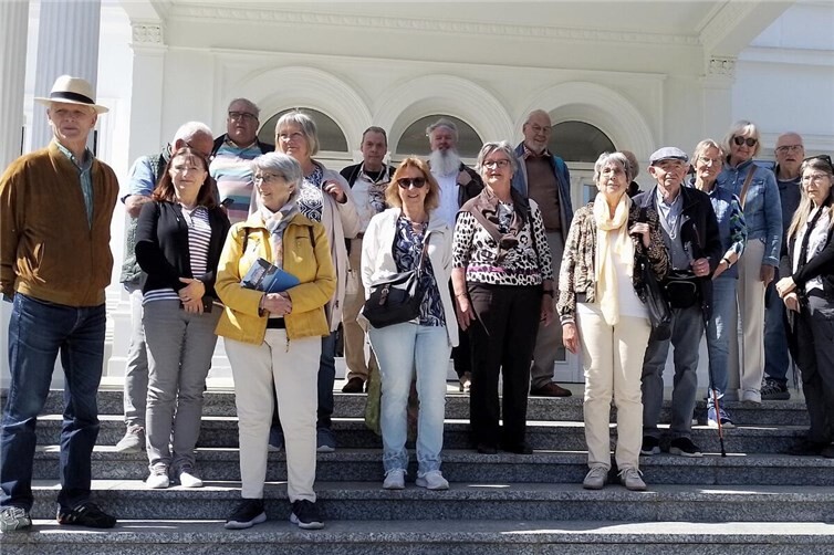 Mitglieder und Freunde der Europa-Union Mayen-Koblenz bei ihrem jüngsten Besuch in der Villa Hammerschmidt in Bonn.
